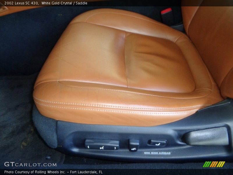 White Gold Crystal / Saddle 2002 Lexus SC 430