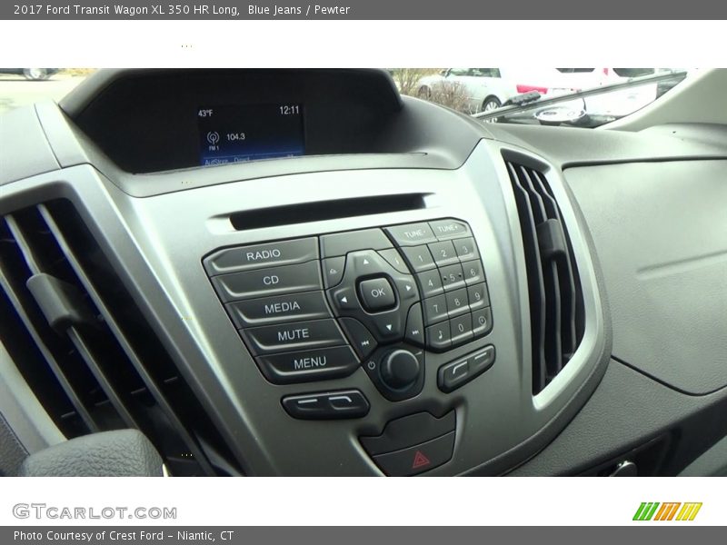 Blue Jeans / Pewter 2017 Ford Transit Wagon XL 350 HR Long