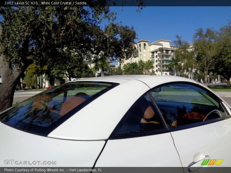 White Gold Crystal / Saddle 2002 Lexus SC 430
