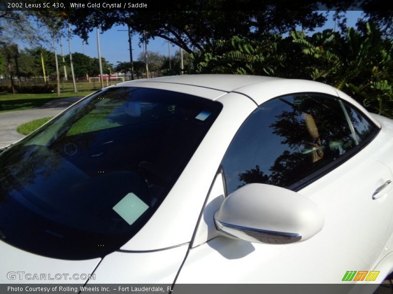 White Gold Crystal / Saddle 2002 Lexus SC 430