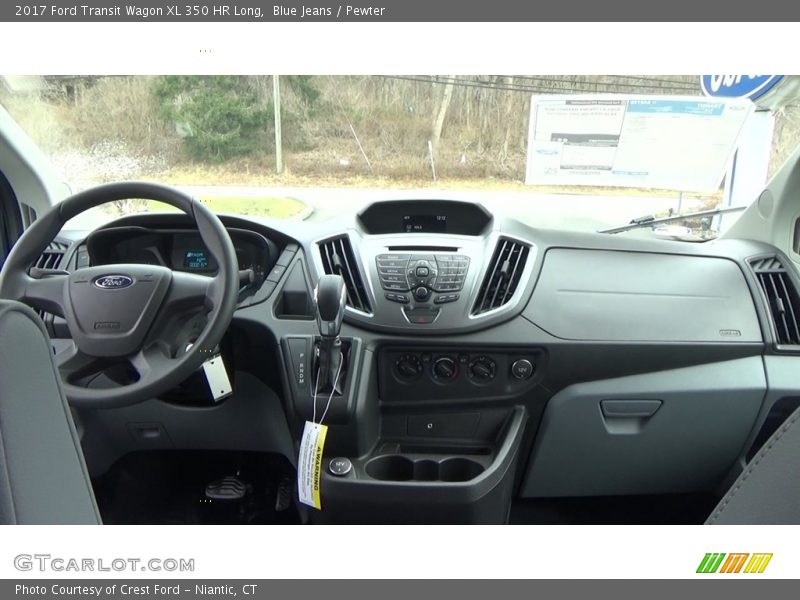 Blue Jeans / Pewter 2017 Ford Transit Wagon XL 350 HR Long