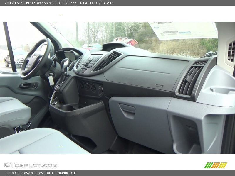 Blue Jeans / Pewter 2017 Ford Transit Wagon XL 350 HR Long