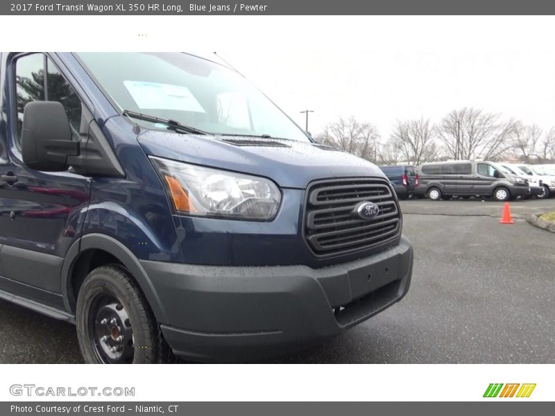 Blue Jeans / Pewter 2017 Ford Transit Wagon XL 350 HR Long