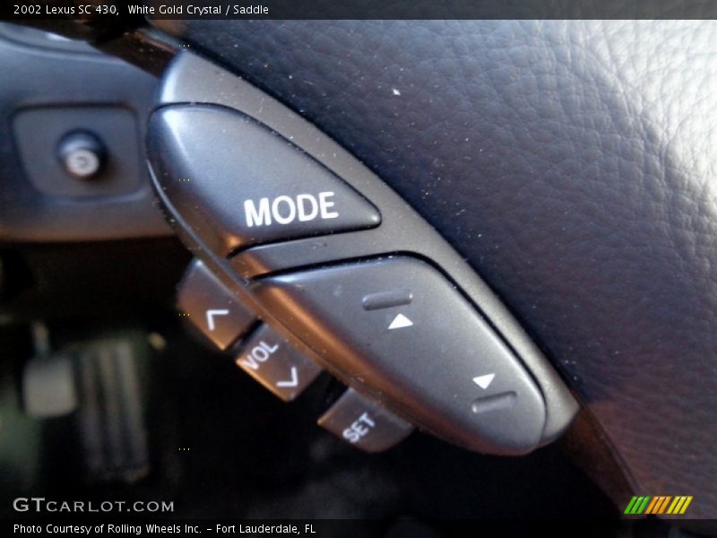 White Gold Crystal / Saddle 2002 Lexus SC 430