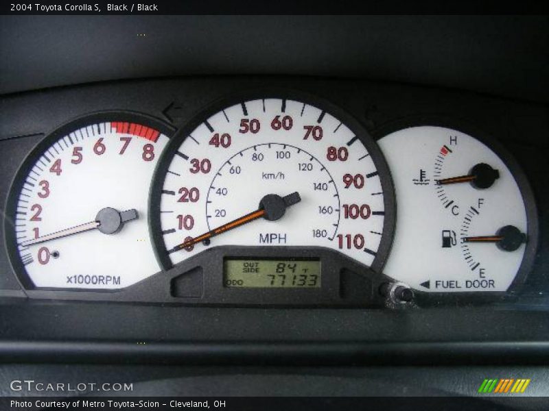 Black / Black 2004 Toyota Corolla S