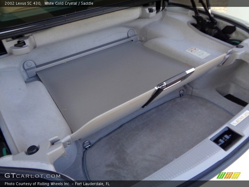 White Gold Crystal / Saddle 2002 Lexus SC 430