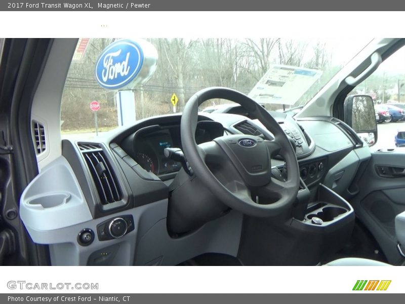Magnetic / Pewter 2017 Ford Transit Wagon XL