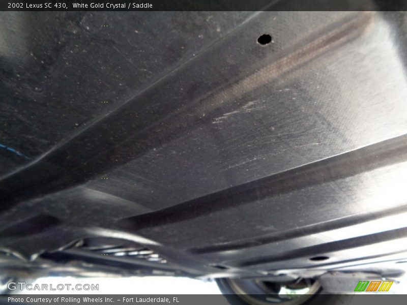 White Gold Crystal / Saddle 2002 Lexus SC 430