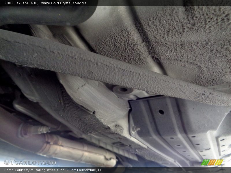 White Gold Crystal / Saddle 2002 Lexus SC 430
