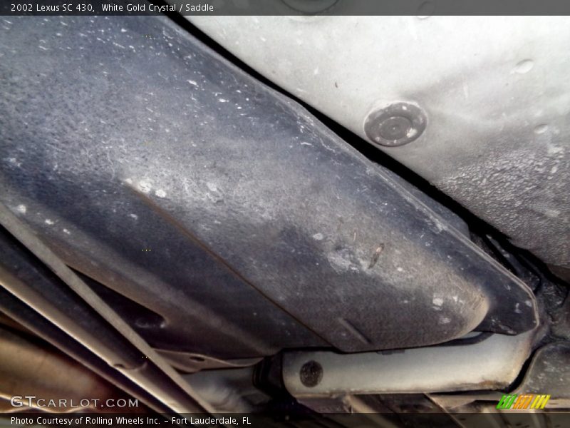 White Gold Crystal / Saddle 2002 Lexus SC 430