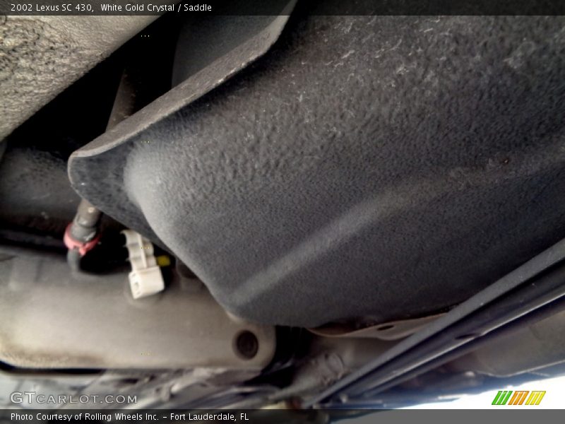 White Gold Crystal / Saddle 2002 Lexus SC 430