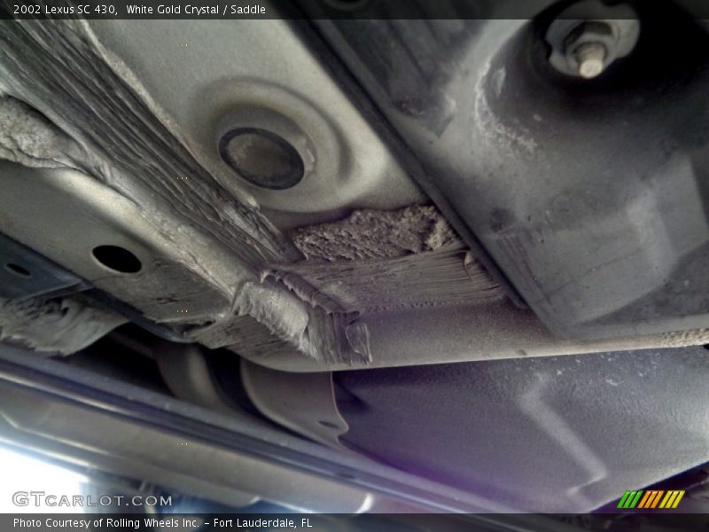 White Gold Crystal / Saddle 2002 Lexus SC 430