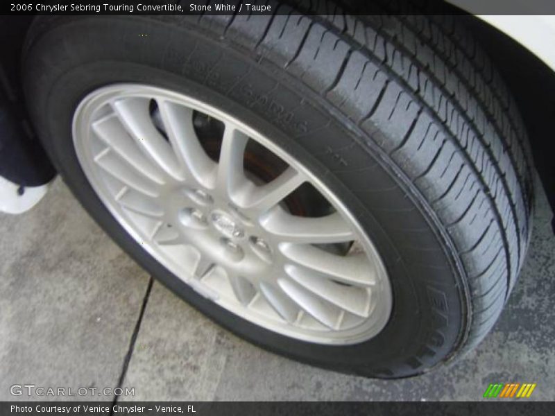 Stone White / Taupe 2006 Chrysler Sebring Touring Convertible