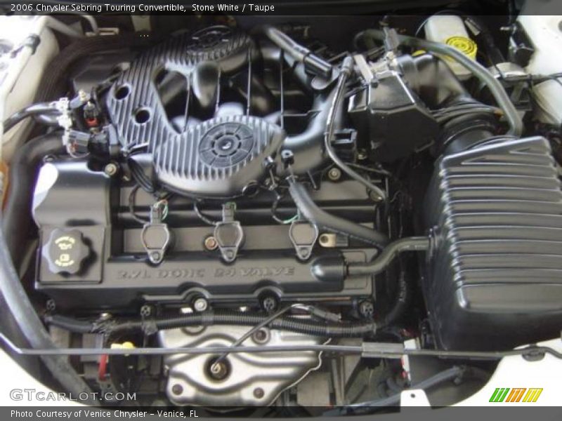 Stone White / Taupe 2006 Chrysler Sebring Touring Convertible