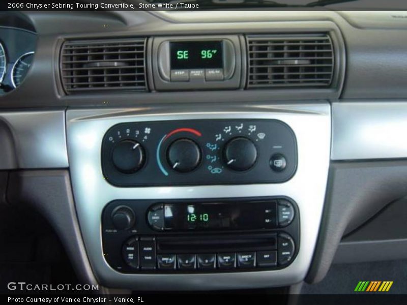 Stone White / Taupe 2006 Chrysler Sebring Touring Convertible