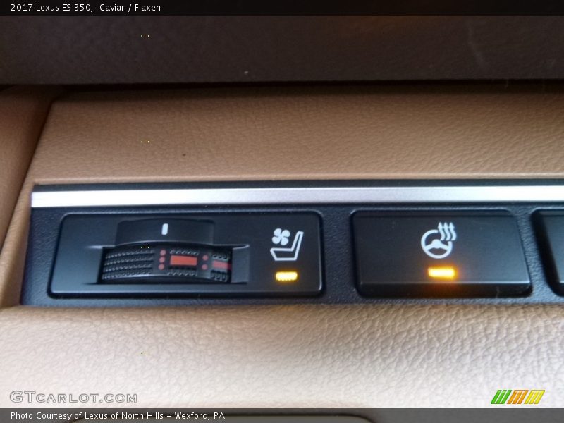 Caviar / Flaxen 2017 Lexus ES 350