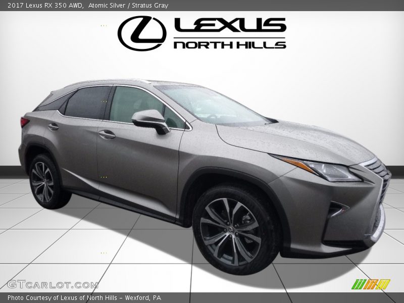 Atomic Silver / Stratus Gray 2017 Lexus RX 350 AWD