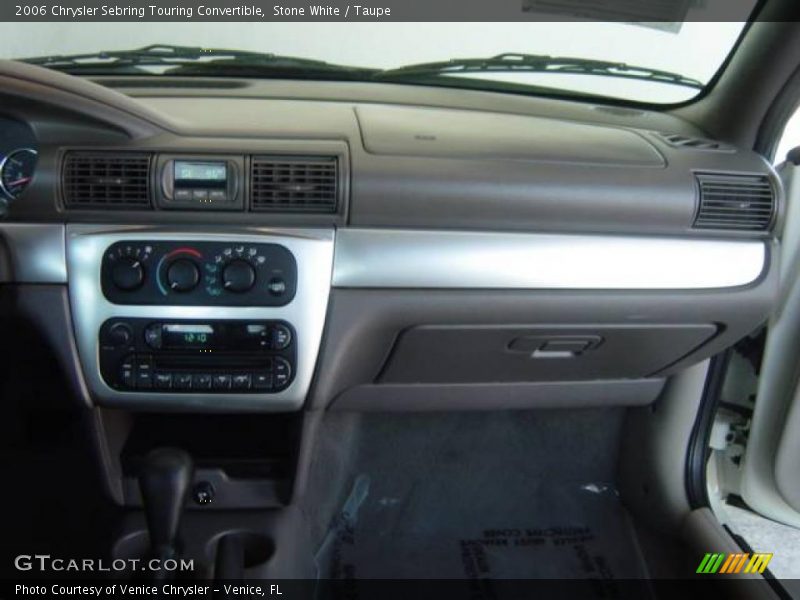Stone White / Taupe 2006 Chrysler Sebring Touring Convertible