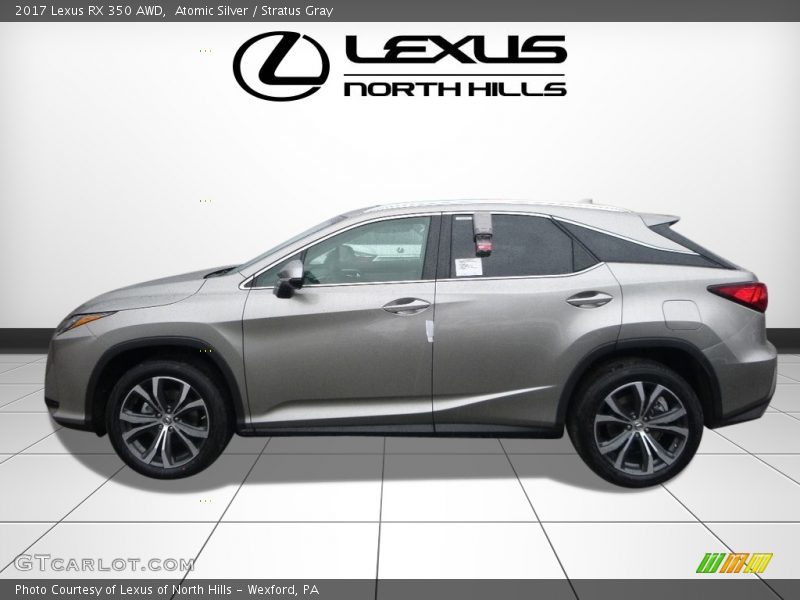 Atomic Silver / Stratus Gray 2017 Lexus RX 350 AWD