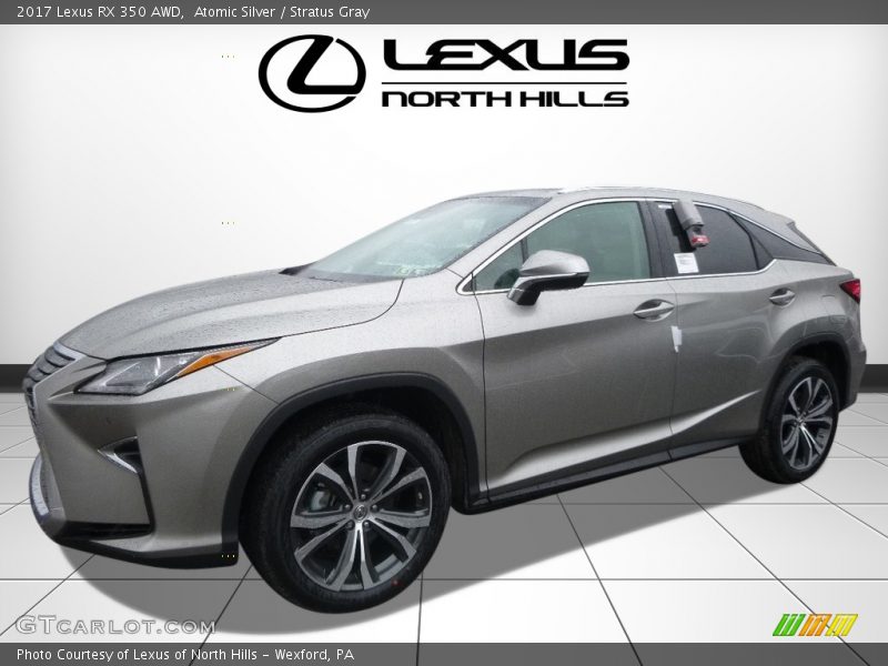 Atomic Silver / Stratus Gray 2017 Lexus RX 350 AWD