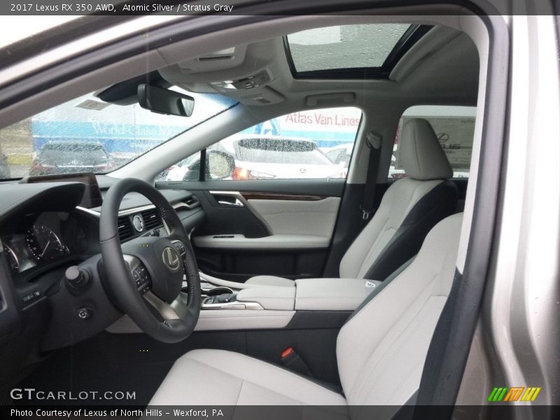 Atomic Silver / Stratus Gray 2017 Lexus RX 350 AWD