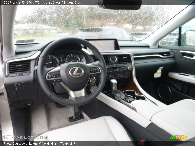 Atomic Silver / Stratus Gray 2017 Lexus RX 350 AWD