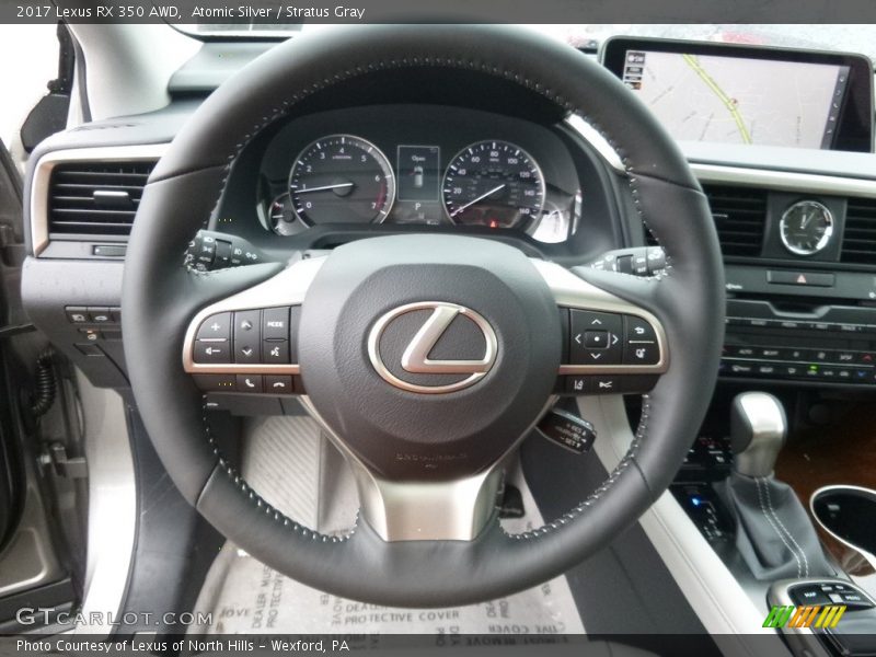 Atomic Silver / Stratus Gray 2017 Lexus RX 350 AWD