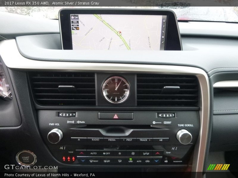 Atomic Silver / Stratus Gray 2017 Lexus RX 350 AWD