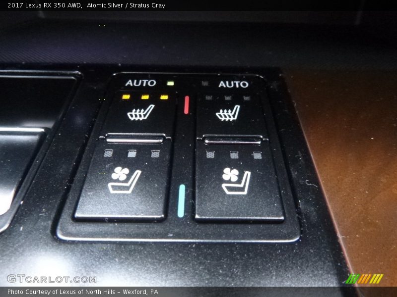 Atomic Silver / Stratus Gray 2017 Lexus RX 350 AWD