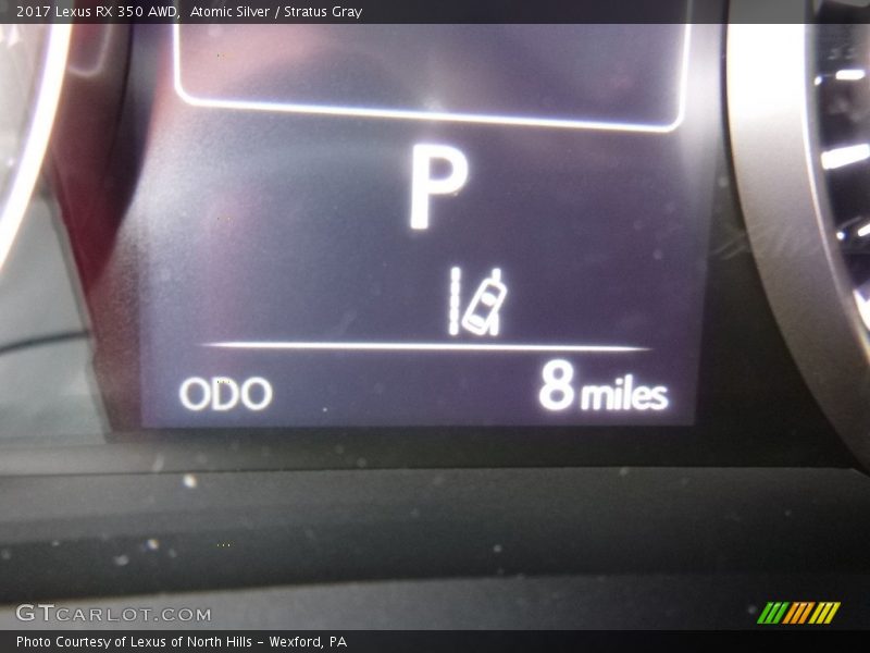 Atomic Silver / Stratus Gray 2017 Lexus RX 350 AWD