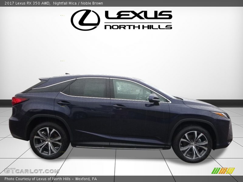Nightfall Mica / Noble Brown 2017 Lexus RX 350 AWD
