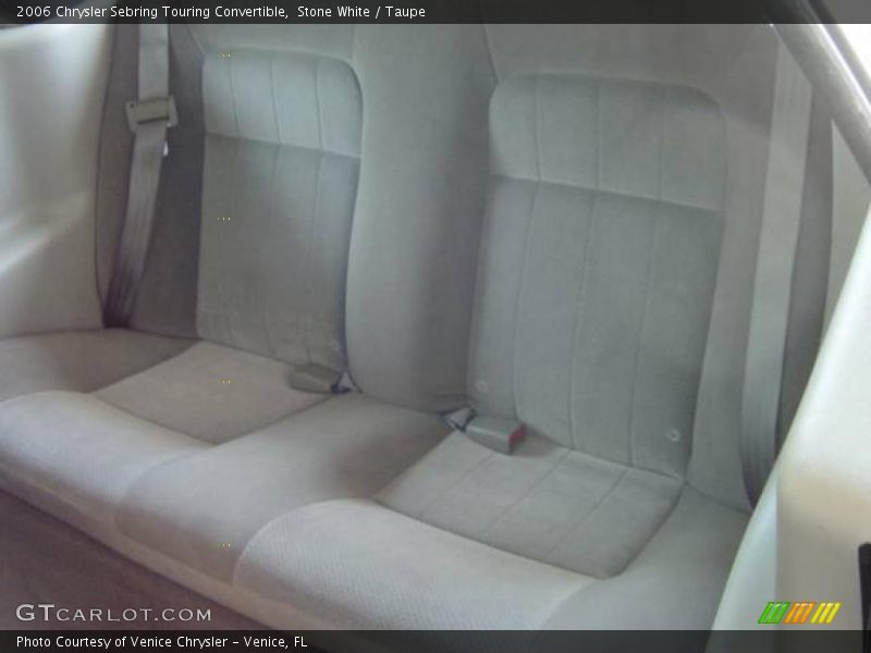 Stone White / Taupe 2006 Chrysler Sebring Touring Convertible