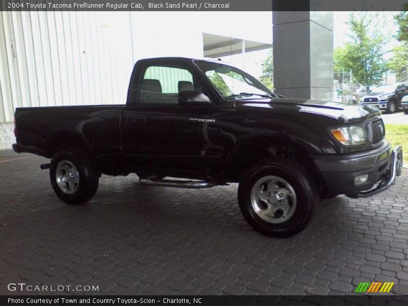 Black Sand Pearl / Charcoal 2004 Toyota Tacoma PreRunner Regular Cab