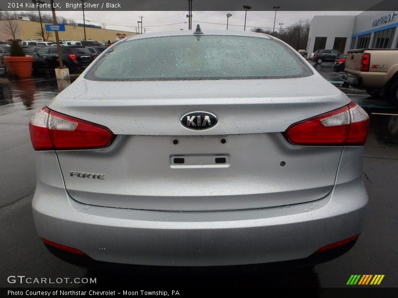 Bright Silver / Black 2014 Kia Forte LX