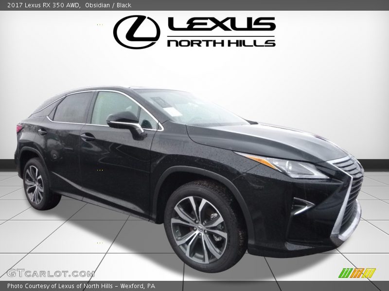 Obsidian / Black 2017 Lexus RX 350 AWD