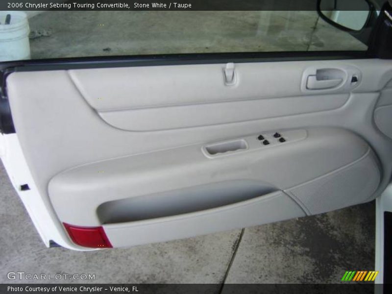 Stone White / Taupe 2006 Chrysler Sebring Touring Convertible