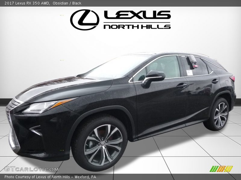 Obsidian / Black 2017 Lexus RX 350 AWD