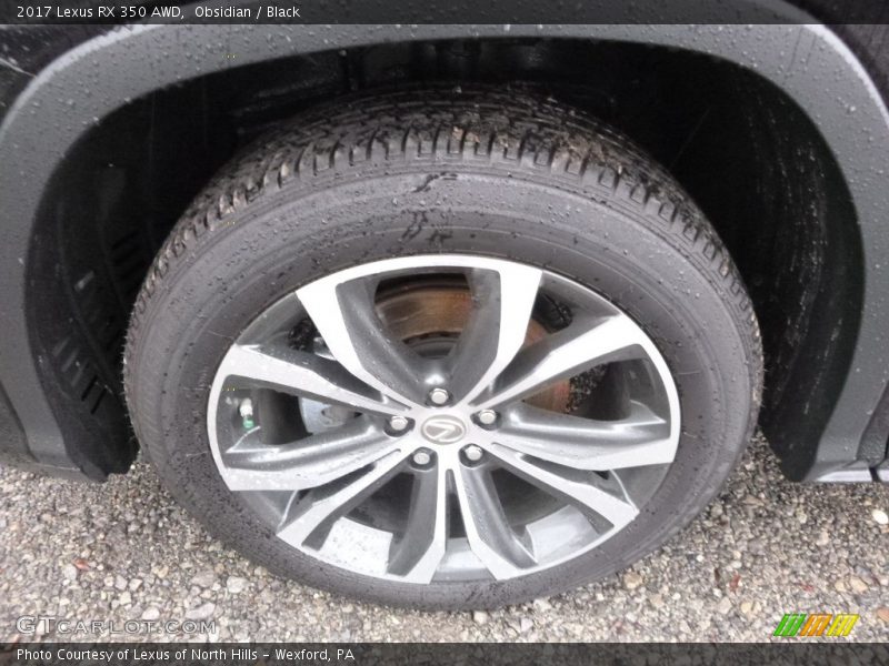 Obsidian / Black 2017 Lexus RX 350 AWD