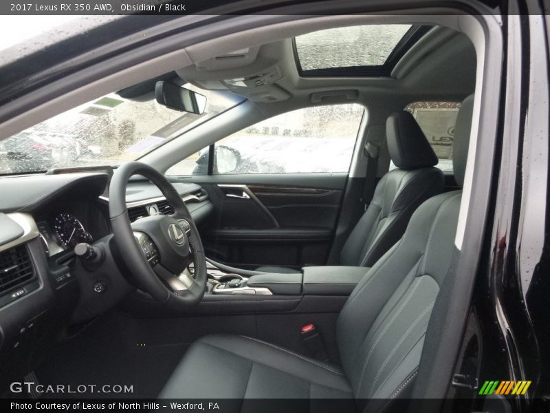 Obsidian / Black 2017 Lexus RX 350 AWD