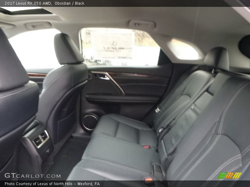 Obsidian / Black 2017 Lexus RX 350 AWD