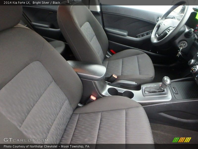 Bright Silver / Black 2014 Kia Forte LX