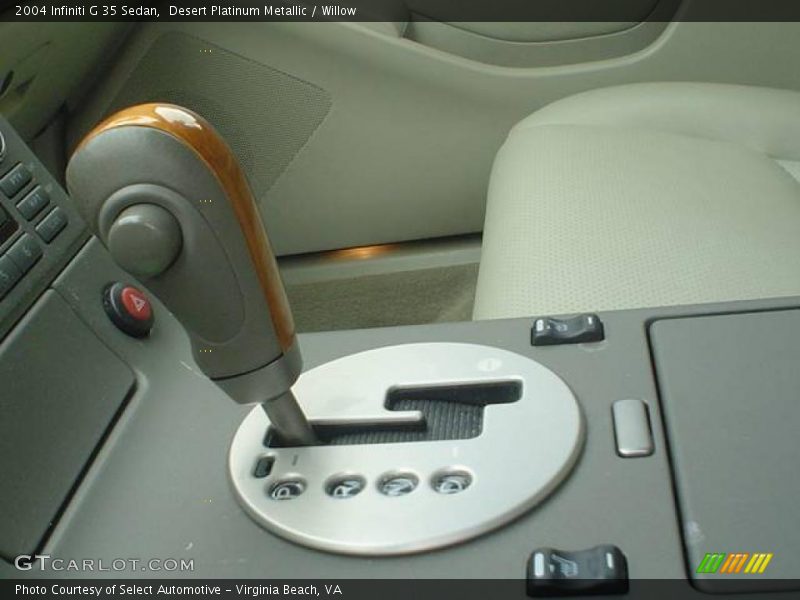 Desert Platinum Metallic / Willow 2004 Infiniti G 35 Sedan