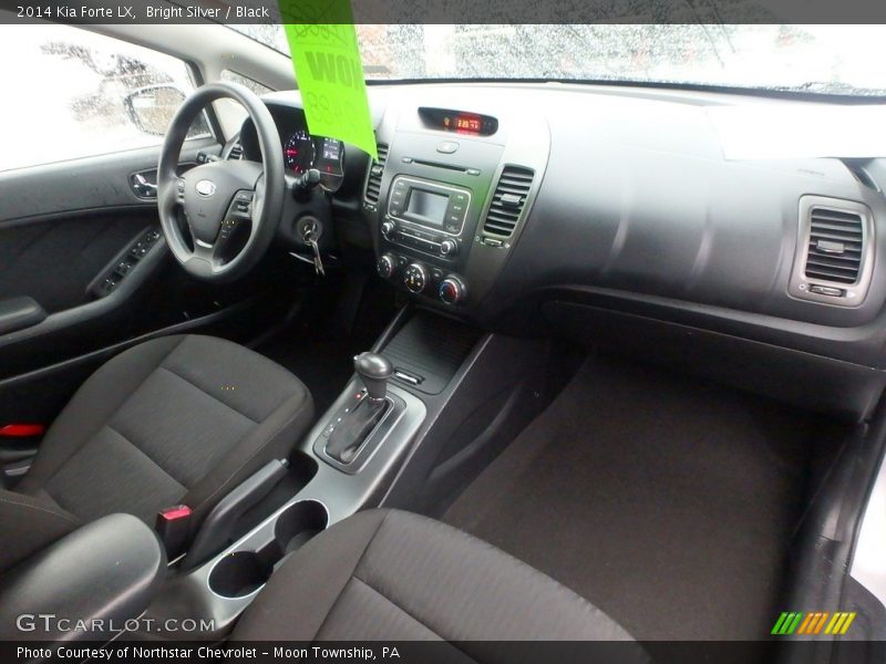 Bright Silver / Black 2014 Kia Forte LX