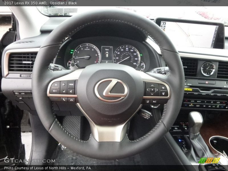 Obsidian / Black 2017 Lexus RX 350 AWD