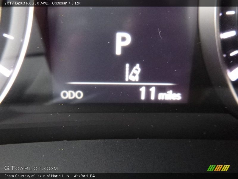 Obsidian / Black 2017 Lexus RX 350 AWD