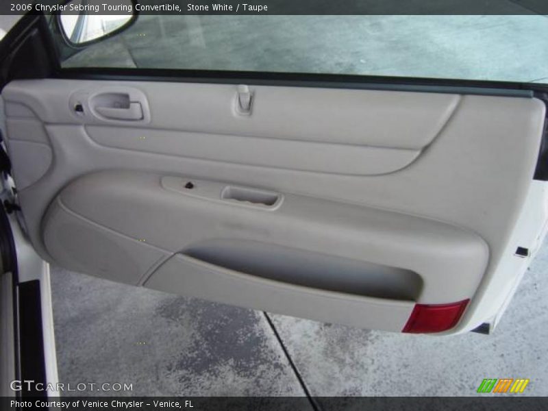 Stone White / Taupe 2006 Chrysler Sebring Touring Convertible