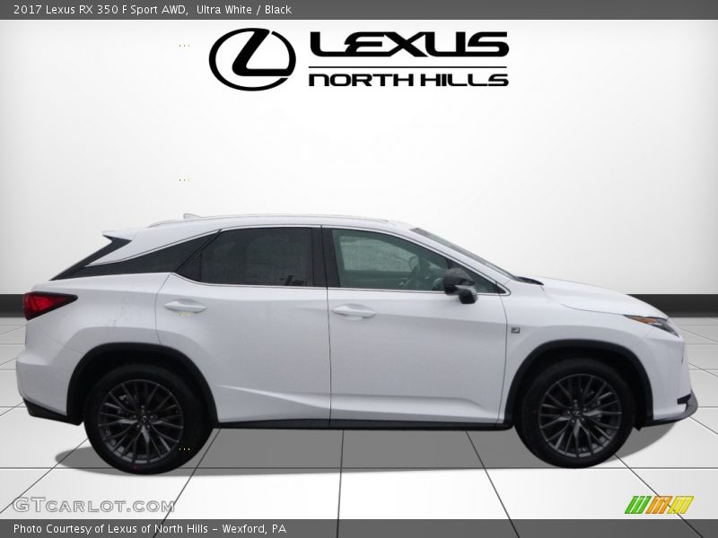 Ultra White / Black 2017 Lexus RX 350 F Sport AWD