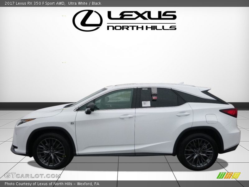 Ultra White / Black 2017 Lexus RX 350 F Sport AWD