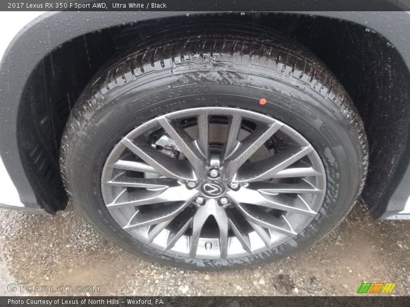 Ultra White / Black 2017 Lexus RX 350 F Sport AWD