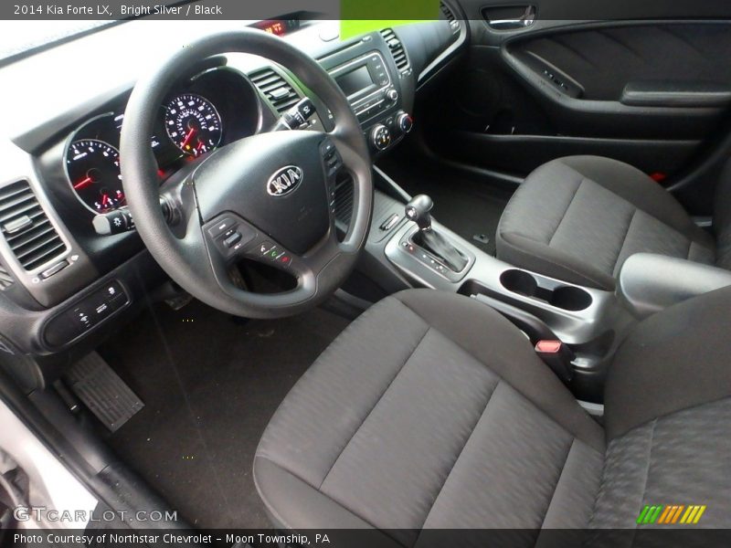 Bright Silver / Black 2014 Kia Forte LX